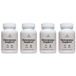 Yuzucare Menopause Support Supplement for Women (4-Pack) - All-Natural, Non-GMO Menopause Relief For Hot Flashes, Night Sweats - 240 Capsules