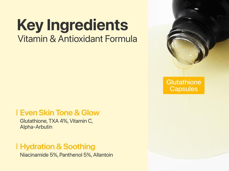 [numbuzin Official] No.5+ Spotless Glow Duo | No.5+ Serum + Toner Pads | Hyperpigmentation | Vitamin C, Niacinamide, Glutathione