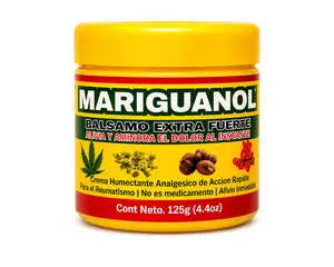 Mariguanol Extra Strength Balm 125g Fast Acting Muscle Joint Relief Uso Externo for Pain Relief Uso Externo para Dolor with arnica cream