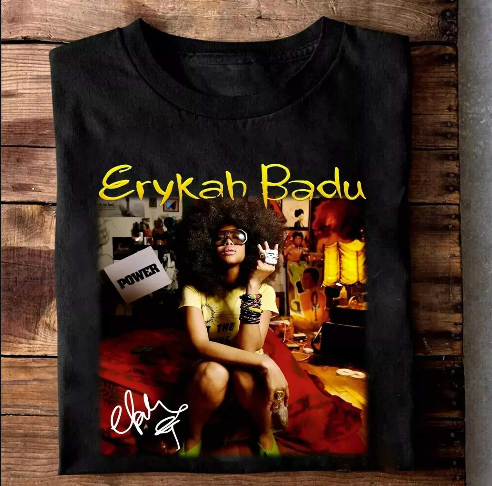 Erykah Badu Singer Shirt New Popular Unisex S-4XL T-Shirt, Unisex Gift for Fans Womenswear Top