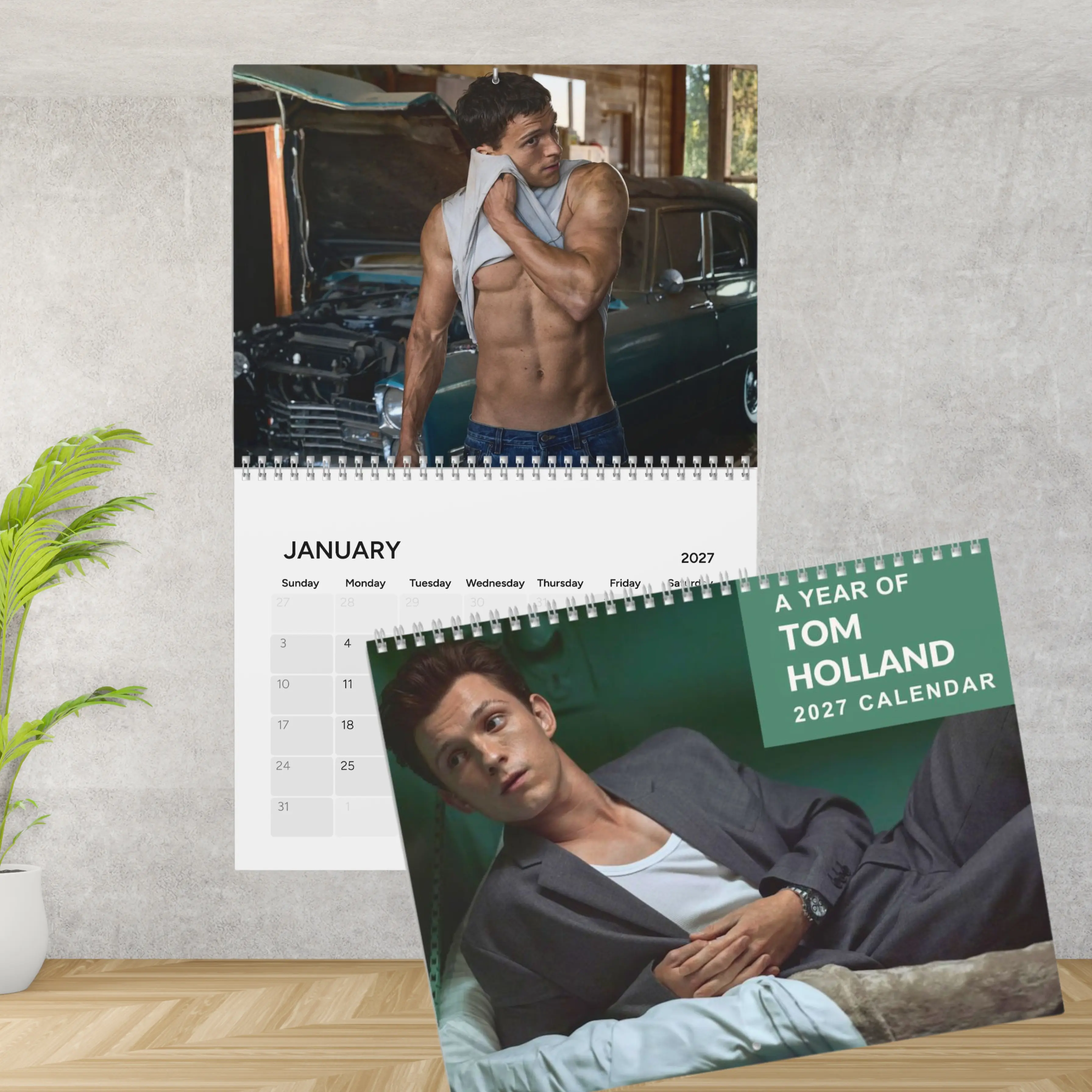 Tom Spider 2027 Calendar, Movie Wall Calendar, Holland Fan Gift