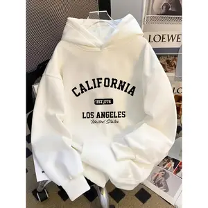 D92 - Women'S Loose-Fit Fashion Hoodie with Letter Design - WXY1592