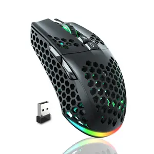 Aula X Solakaka SM600 Wireless RGB Esports Gaming Mouse,Tri-Mode Connection 2.4G/BT5.0/USB, Rechargeable Battery Customizable Dpi Adjustable Multiplatform Compatibility Ergonomic Mouse,Office Desktop Laptop PC Accessories  TikTokShopfalldealsforyou