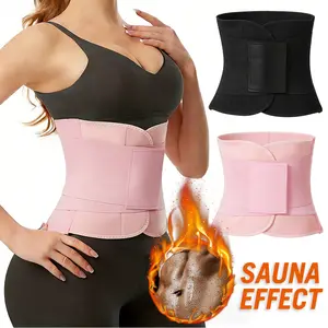 Women Waist Cincher Belt, Compression Waist belt Neoprene Sweat Waist Trainer Corset Trimmer Shaper Belt Shapewear