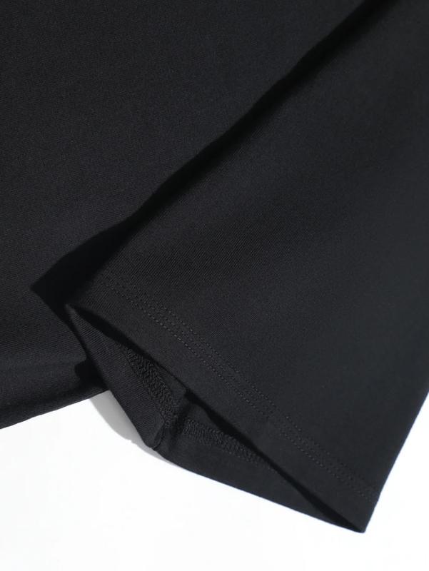 Trendy Tupac Graphic Print Short Sleeve T-Shirt for All Seasons with Comfortable High Elasticity Fabric and Stylish Letter Design Round Neck Shirt