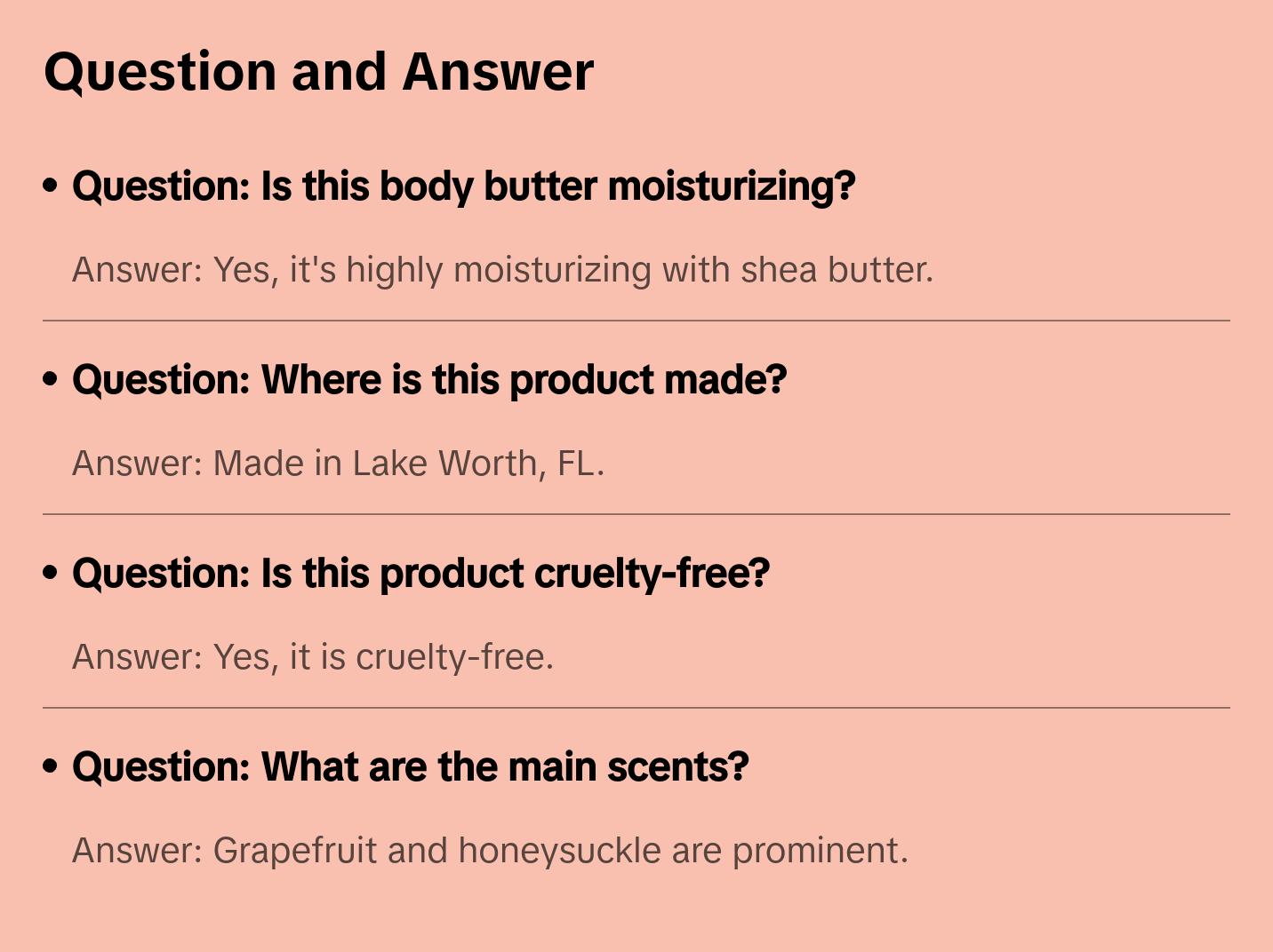 Grapefruit + Honeysuckle Shea Body Butter