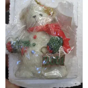 Cherished Teddies Snowbear Hanging Ornament 2001 #865044 NEW