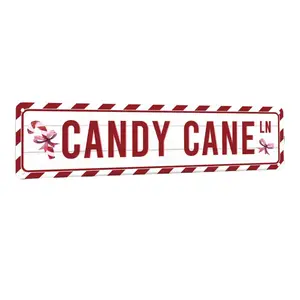 1pc of Vintage Metal Sign for Merry Christmas, Featuring a Candy Cane, Perfect for Wall Decoration at Home, Porch, Or Front Gate, Measuring 3.9 by 15.7 Inches
