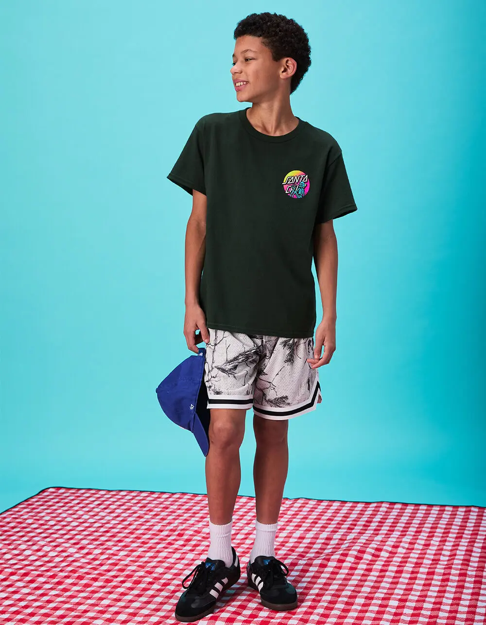 RSQ Boys Ribbed Trim Basketball Shorts