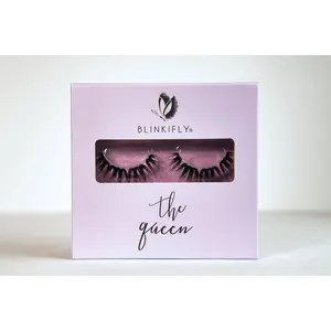 Blinkifly The Queen Dramatic Style Lashes 16mm Full Volume Length Glamorous Everyday Wear 3 Pair Box