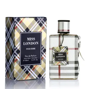 Miss London for Women Eau De Parfum - Honeysuckle, Rose, Jasmine, Peony - Elegant Blends with Floral, Citrus & Woody Note - Fresh & Feminine Scent - 100ml Bottle for Daily Wear & Special Occasions