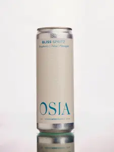 OSIA Bliss Spritz - Refreshingly Euphoric Drink with Pineapple, Yuzu & Raspberry  for a Balanced Euphoric Feeling, Caffeine-free