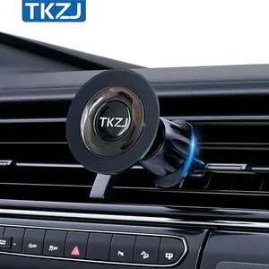 TKZJ T008L Magnetic Car Phone Holder, Strong Magnet Vent Mount, Compatible with All Smartphones, 1pc Vehicle Accessory