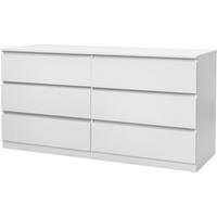 white 6 Drawer