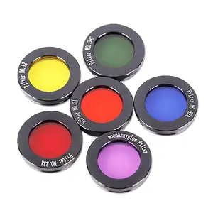 Nebula filter, moon filter, HD stargazing filter, color, red, orange, yellow, green, blue, purple, gold, optical glass