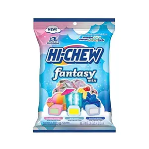 HI-CHEW Fantasy Mix, 6 Bags, 3oz each - Rainbow Sherbet Blue Hawaii Blue Raspberry - Unique Fun Soft & Chewy Halloween Candy - Immensely Juicy Fruity Candy Flavors - Individually Wrapped for Sharing