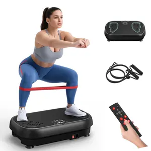 Relife Sports Vibration Plate Exercise Machine Portable Full Body Vibration Platform for Lymphatic Drainage Home Exercise Equipment Max Capacity 440Lb