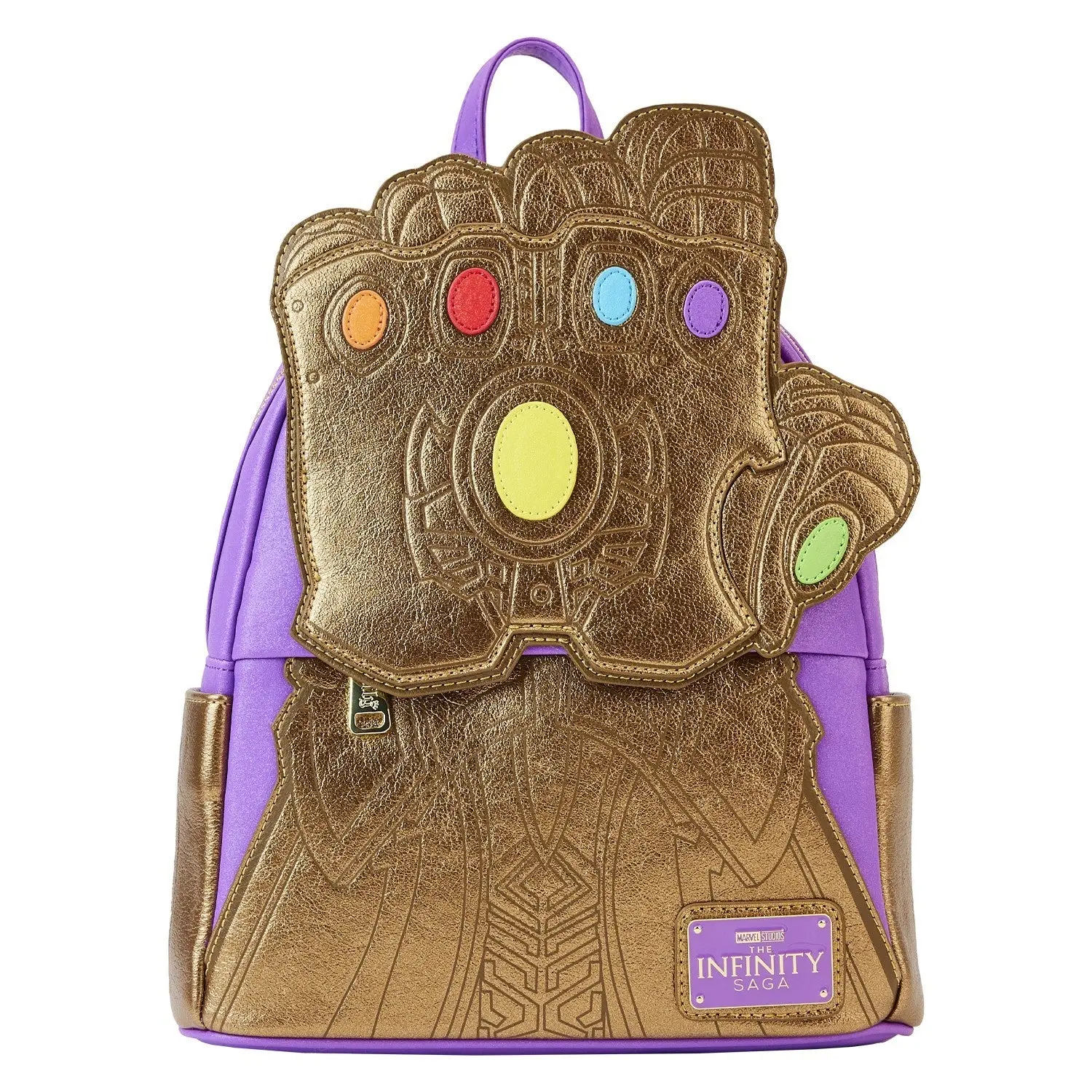 Marvel Metallic Thanos Gauntlet Mini Backpack Marvel Metallic Thanos Gauntlet Mini Backpack