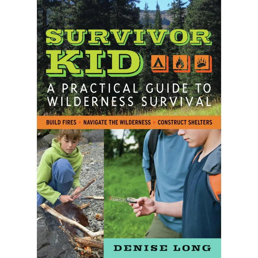 USED Book - Survivor Kid: A Practical Guide to Wilderness Survival by Long, Denise (Paperback) - english