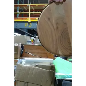 Round Wood Serving Tray