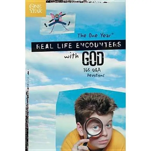 USED Book - The One Year Real Life Encounters with God: 365 Q&A Devotions by Tyndale Publishers (Paperback) - english