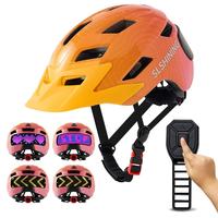 Kids Helmet Orange-Pink