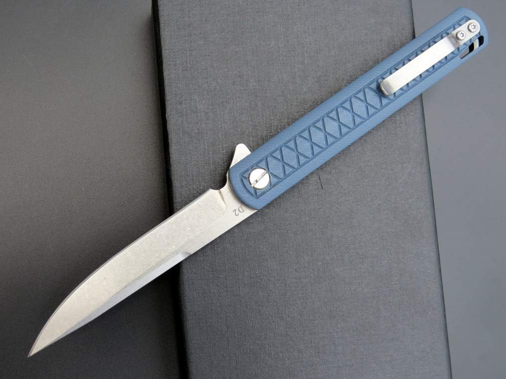 Eafengrow EF16 Folding Pocket Knife D2 Steel Blade G10 Handle Flipper EDC Outdoor Camping Utility Knife