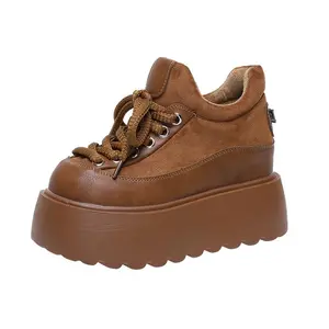 5cm Velvet Fur Platform Sneakers Shoes for Winter ,women Warm Fur Warm Winter Casual Shoes