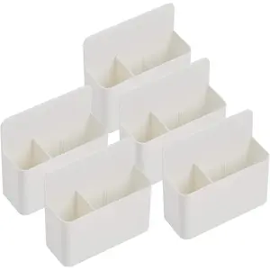 5 Pack Dry Erase Marker Holder Magnetic, Whiteboard Magnetic Marker Holder With Powerful Magnets For Office, Refrigerator, Locker and Metal Cabinets