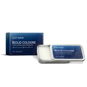 East Moon Men's Solid Balm (Cologne) Portable Solid Balm, Carry It Around For A Long Time, Refreshing And Non-Greasy Scent