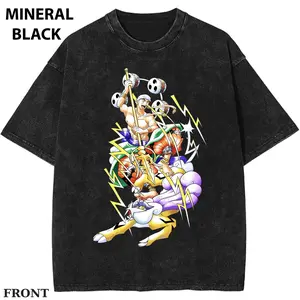Enel - Raikou T-shirt, Pokebon & one piece T-shirt, Anime PKM Shirt, Lightning Anime Shirt, Thunder God Graphic Tee, Anime Power Character T-Shirt Womenswear Top