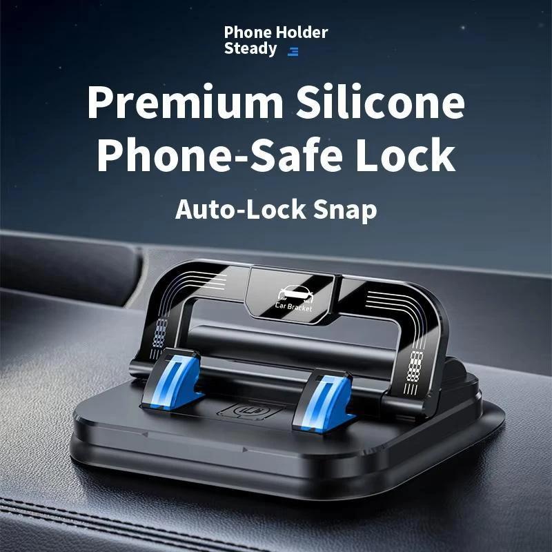 Car phone holder, portable mobile phone holder, stable and durable.In-built parking number plate function, quickly switch to a phone number plate.