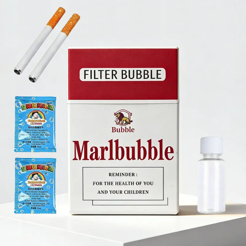 Bubble Fidget Toy - Safe Non-Toxic Bubble Solution Set, Holiday Stress Relief Gadget & Unique Xmas Party Supply