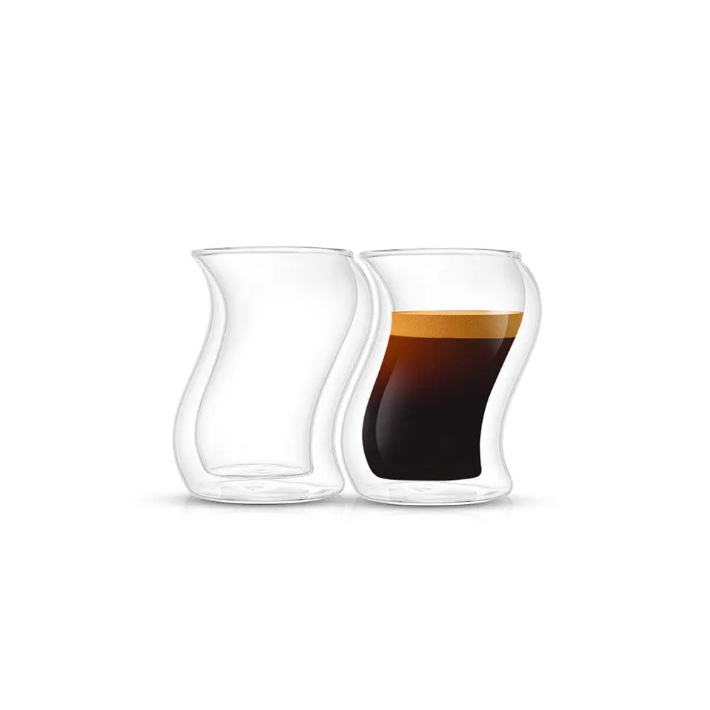Pivot Double Wall Espresso Glasses, Set of 2 Pivot Double Wall Espresso Glasses, Set of 2