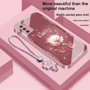 Suitable for [Galaxy A03s]Brand new premium phone case，free beautiful four-leaf clover lanyard，available in multiple colors， beautiful and high-class eleganceexquisite YM99