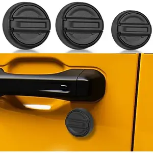 2025 Upgrade Strong Magnetic Keyhole Covers Compatible with 2018-2025 Jeep Wrangler JL and Gladiator JT, Keyhole Protection Keyhole Cover Door Lock Cover for Jeep 3 Year Warranty
