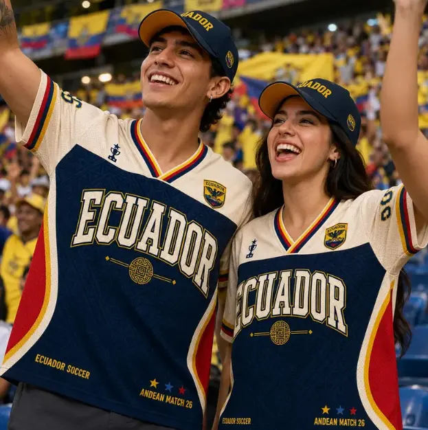 Ecuador Soccer Jersey, Ecuador Football Fan Shirt, Andean Match 26 Game Day Tee, Ecuador Jersey Top, Soccer Fan Gift