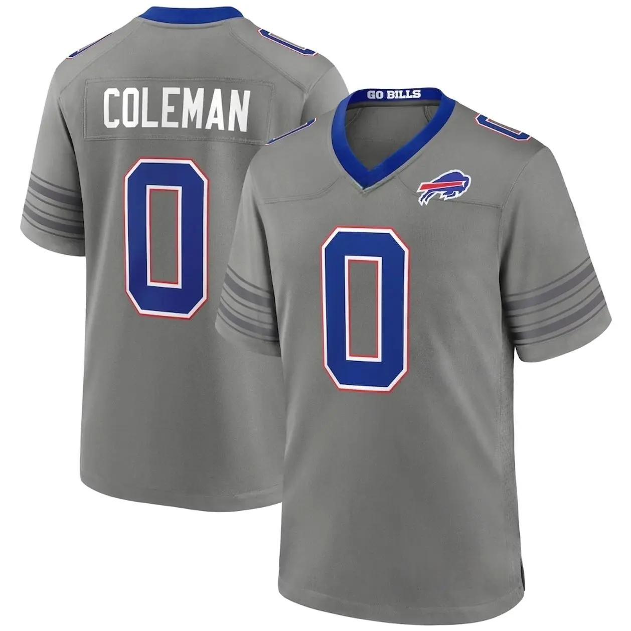 Unisex Football Buffalo Coleman 0 Nickel City Game Jersey - Gray New 2026