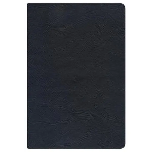 Used KJV Large Print Personal Size Reference Study Bible - Black Genuine Leather, Holman Bibles, Good for Churches, 1.72 lbs, English Language