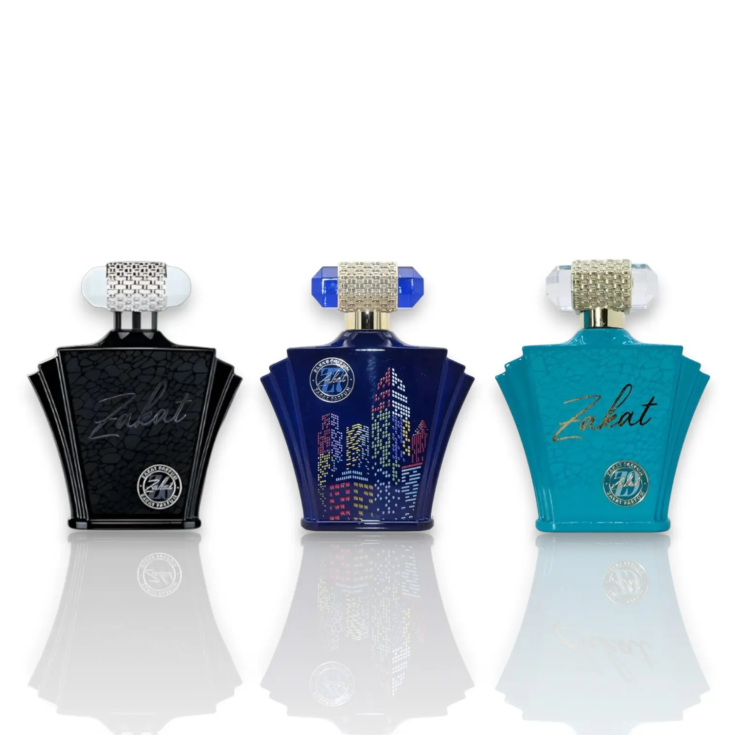 Oudlash Bundle | Zakat Perfumes Unisex Eau de Parfum Multi-Pack (Z6, Z7, Z9) - 3.4 oz (100ml) - Versatile Citrus-Vanilla, Floral Fruity, Caramel Fragrances