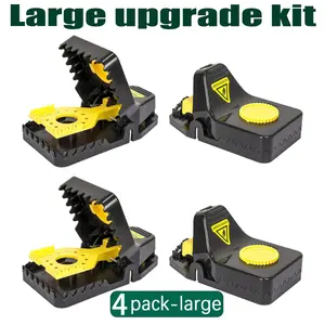 Trap clips, reusable clips, large size for indoor and outdoor - 4 pieces set Trap clips, reusable clips, large size for indoor and outdoor - 4 pieces set