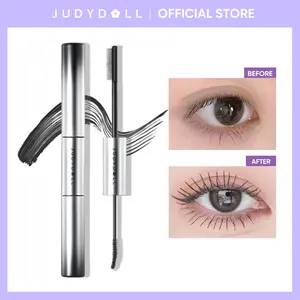 JUDYDOLL Volume & Curling Mascara Duo, Curling & Lengthening, Long-Lasting, Waterproof, Smudge-Proof, 24-Hour Wear, Natural Extension, Thickening Effect, Ultra Fine Volumizing Mascara, Cosmetics, Valentines Day Gift, New Year