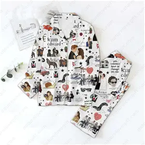 The Twilight Saga Pyjama Pajamas Set Edward Bella Pajama Love Movie Vampire Gifts