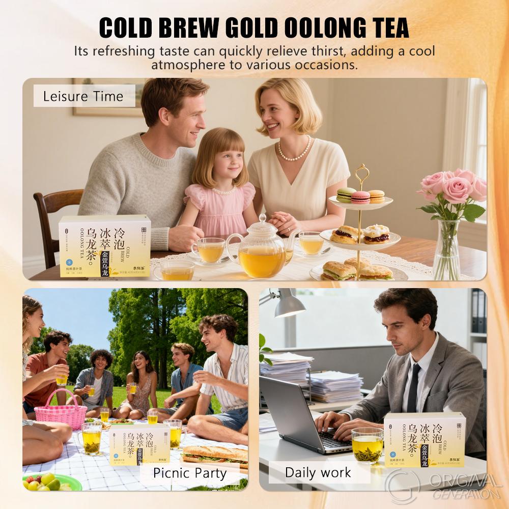 Cold Brew Gold Oolong Tea 40g(4g×10packs) Low Caffeine Release