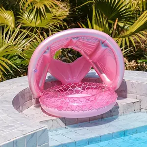 Inflatable Mermaid Tail Swim Ring, Durable PVC Floating Pool Toy with Molding Design, Ideal for Water Play, Swimming Pool Toys