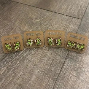 Chupacabra Earrings – Cryptid Cutie Series