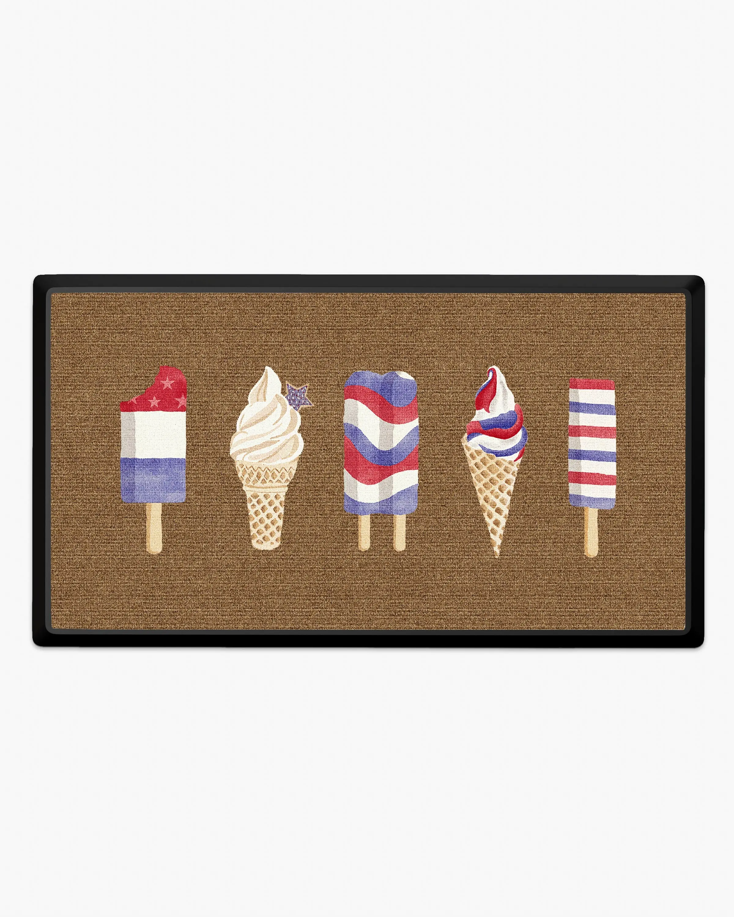 Patriotic Popsicles Large Doormat