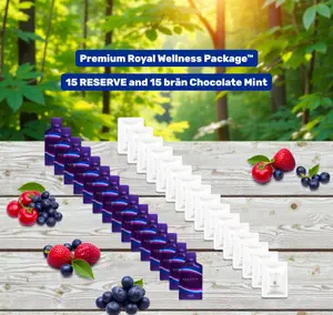 Coach Randall Relief™ Premium Royal Wellness Package™ : The Reserve® & brān® Chocolate Mint Collection™ (30 Pack)