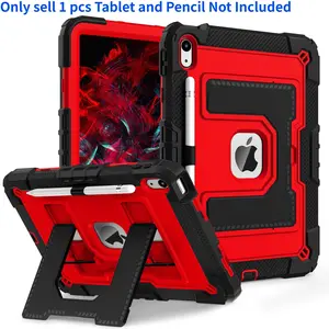 Rugged iPad 12/11/10 Gen Case with Stand, Shockproof Handle Cover, Tablet Protective Cover for Kids, Soft Child-Safe Material Fits 2025 A16 & 2026 11" Tablet