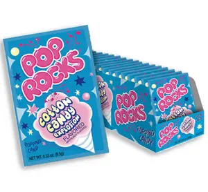Pop Rocks Cotton Candy Popping Candy –  Fizzy Candy Packs- 24 Pack
